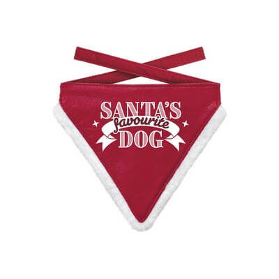 Julebandana Sanats Fav.Dog Dog Rød M
