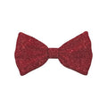 Julesløyfe Rød Glitter L