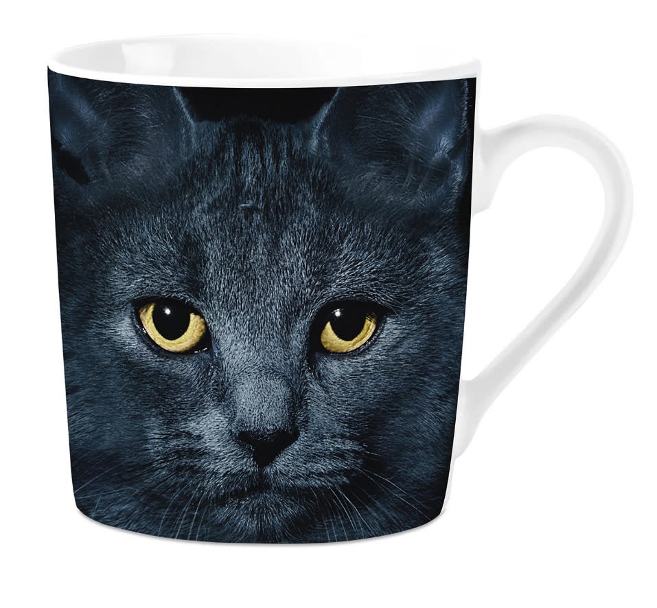 Krus Sort Katteøyer 240ml