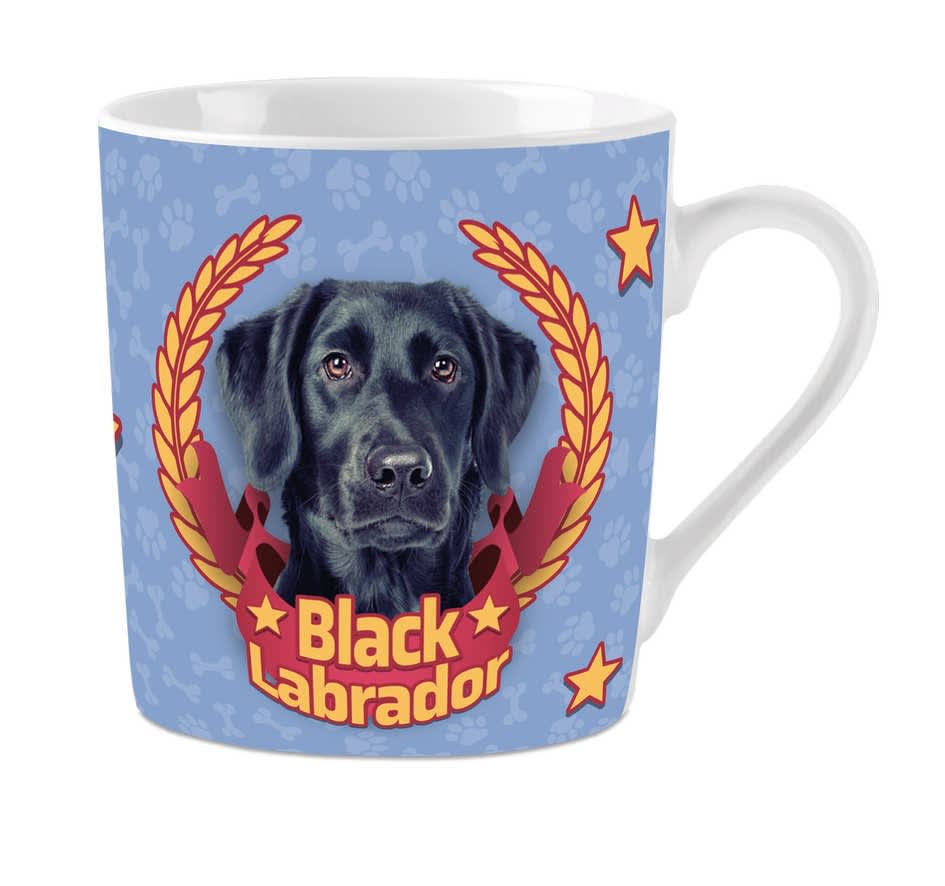 Krus Sort Labrador 240ml