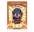 Metallskilt Welcome Home Dachshund 21x14,8cm