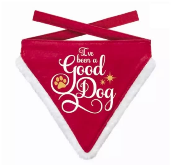 Julebandana Good Dog Rød L