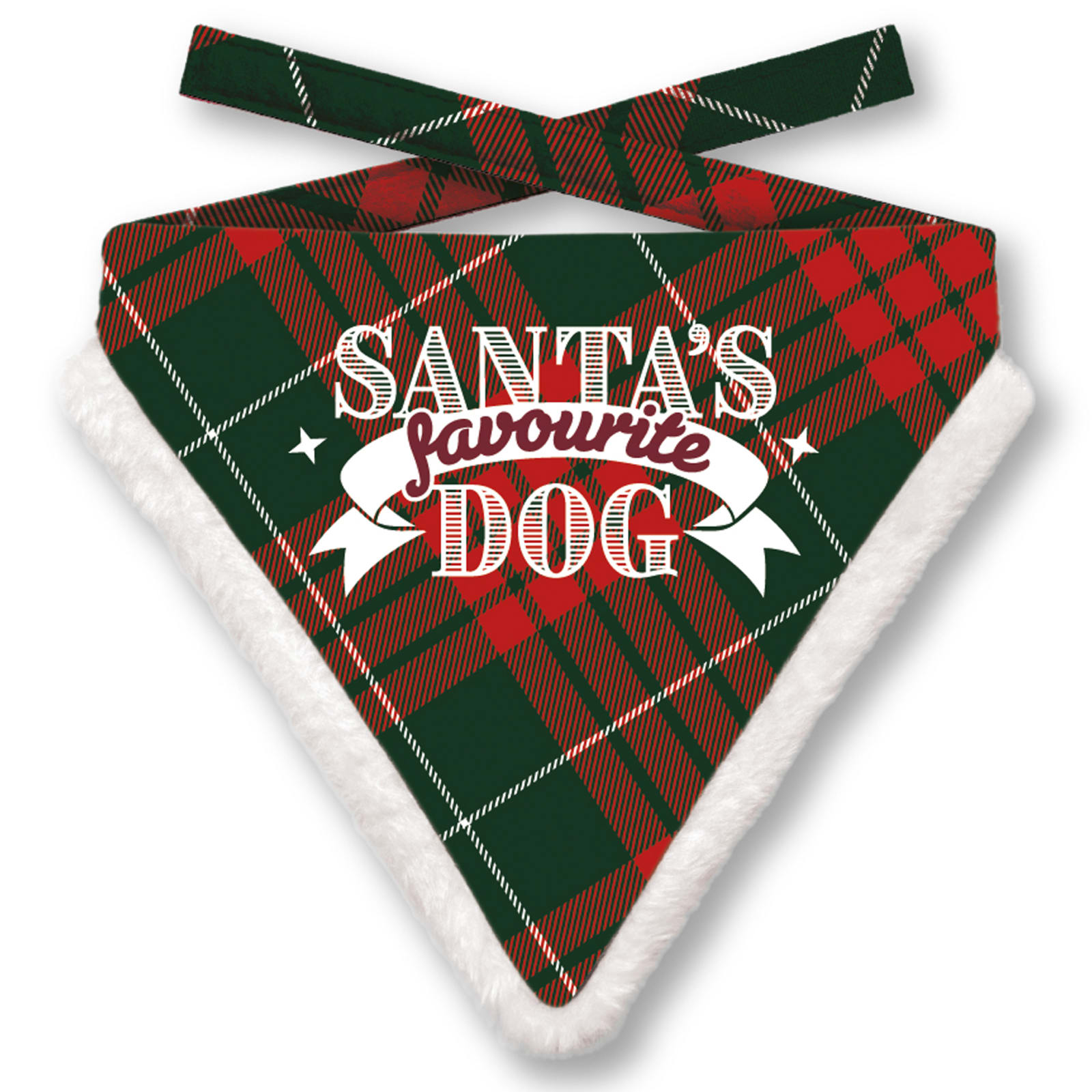 Julebandana Santas Fav.Dog Scottsk XL