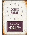 Metallskilt Coffee Break 21x14,8cm