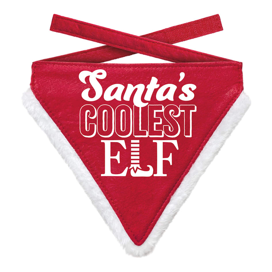 Julebandana Santas Coolest Elf Rød XL