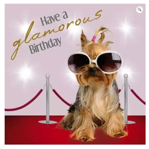 Kort Glamorous Yorkshire 13,7x13,7cm