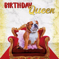 Kort Birthday Queen 13,7x13,7cm
