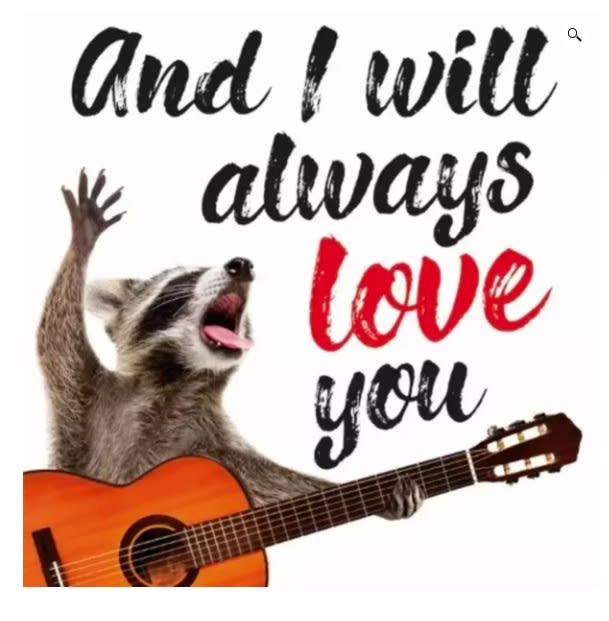 Kort I Will Always Love You 13,7x13,7cm