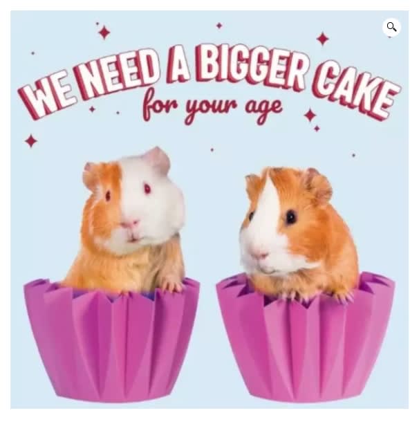 Kort A Bigger Cake 13,7x13,7cm