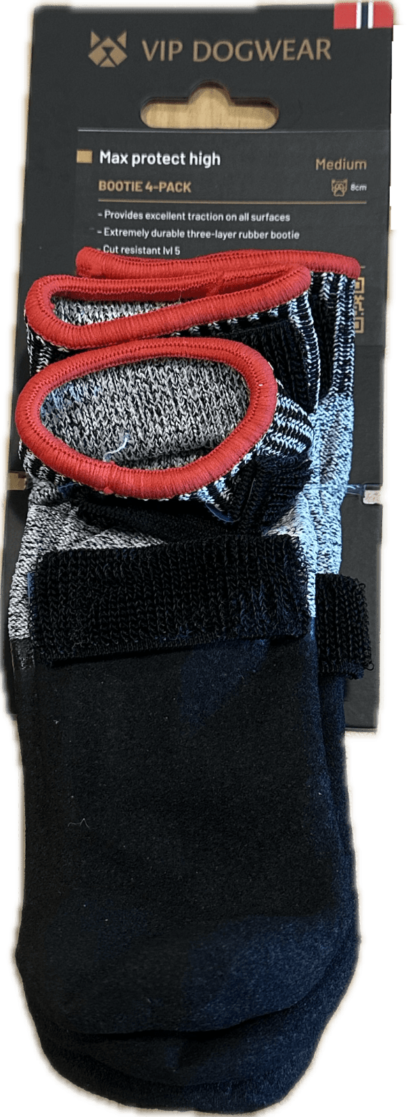 Snøsokk 4pk MAX Protect Gummiert Høy Modell VIP
