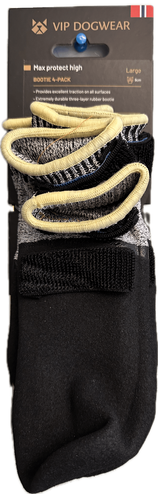 Snøsokk 4pk MAX Protect Gummiert Høy Modell VIP