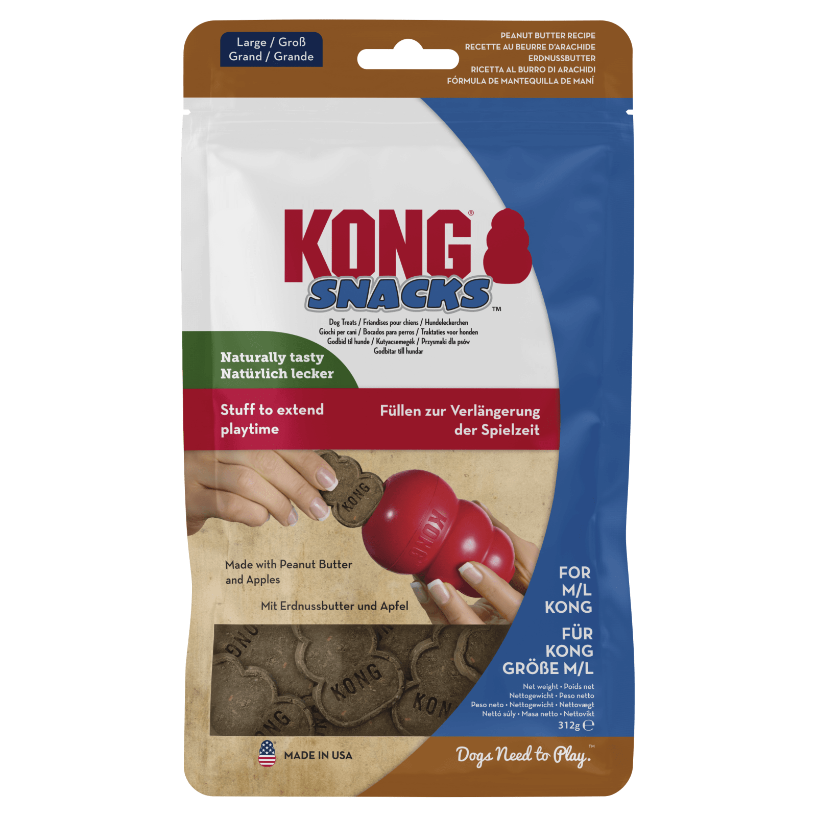 KONG Snacks Peanutt Butter L