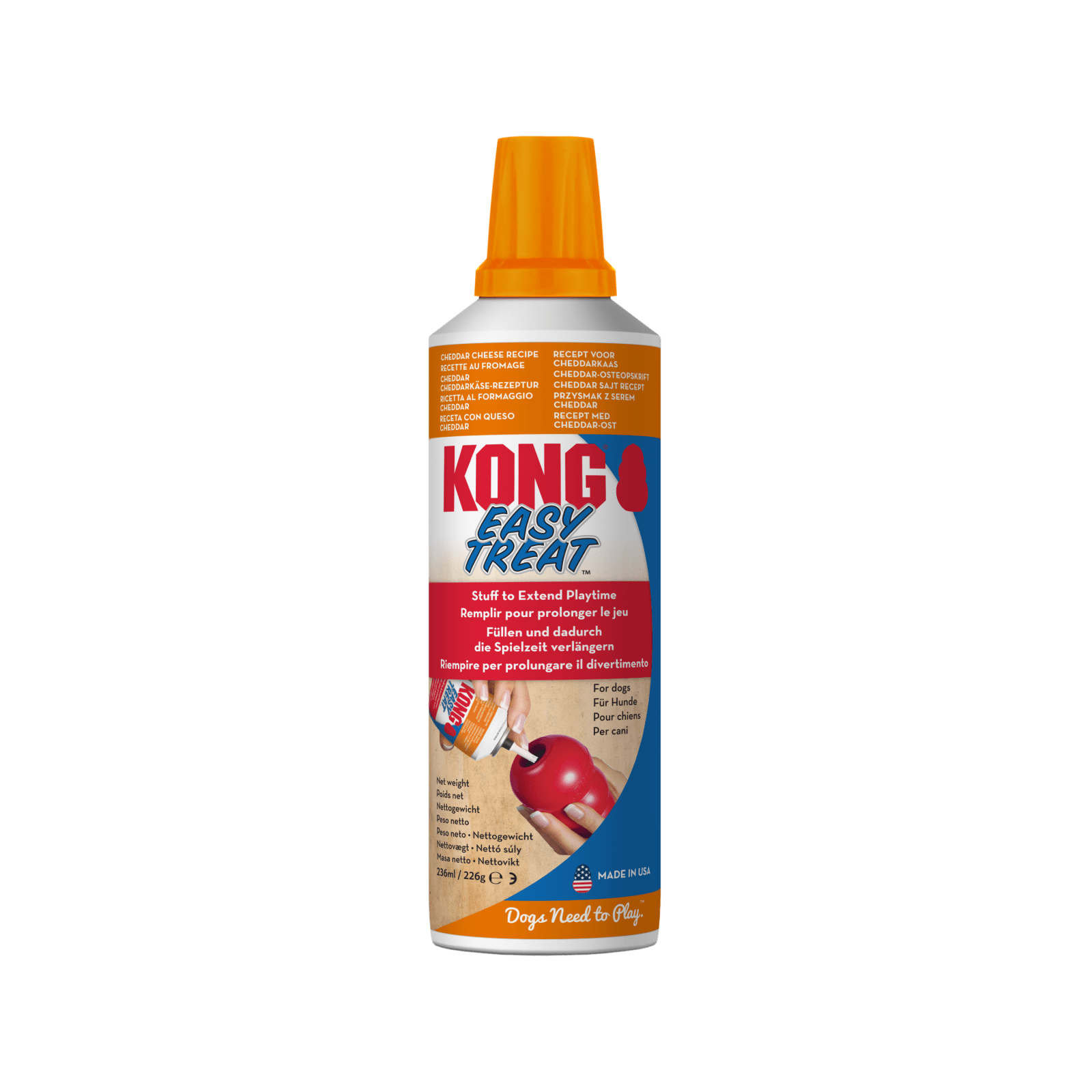 KONG Easy Treat Stuff`n M/Cheddar Cheese
