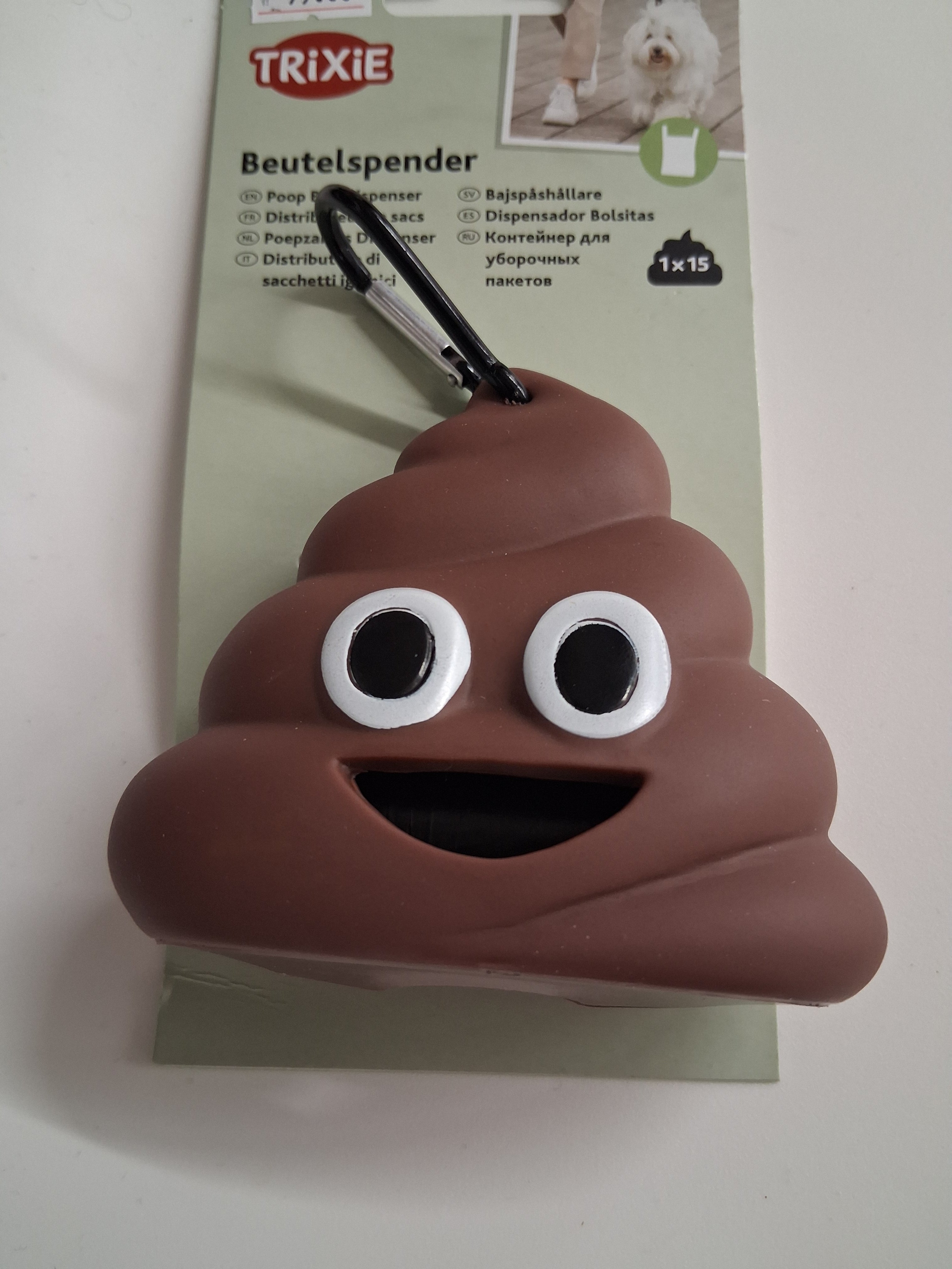 Posedispenser Poop med 1 rull á15